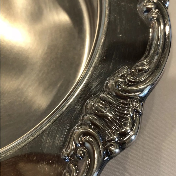 Vintage Gorham Strasbourg Silver Plated Wine Bottle Coaster - Picture 7 of 8